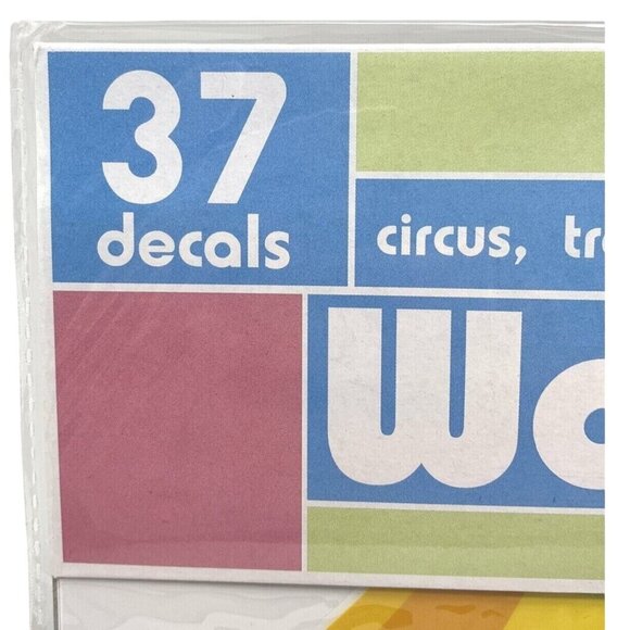 Circus Theme Bedroom Vinyl Decal Wall Decor Big Top Elephant Lion Ring Master - Picture 4 of 5